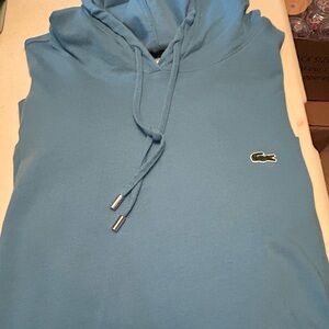 Lacoste Men's Light Blue Hoodie